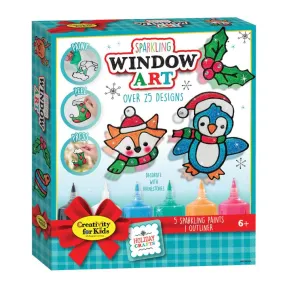 Holiday Sparkling Window Art