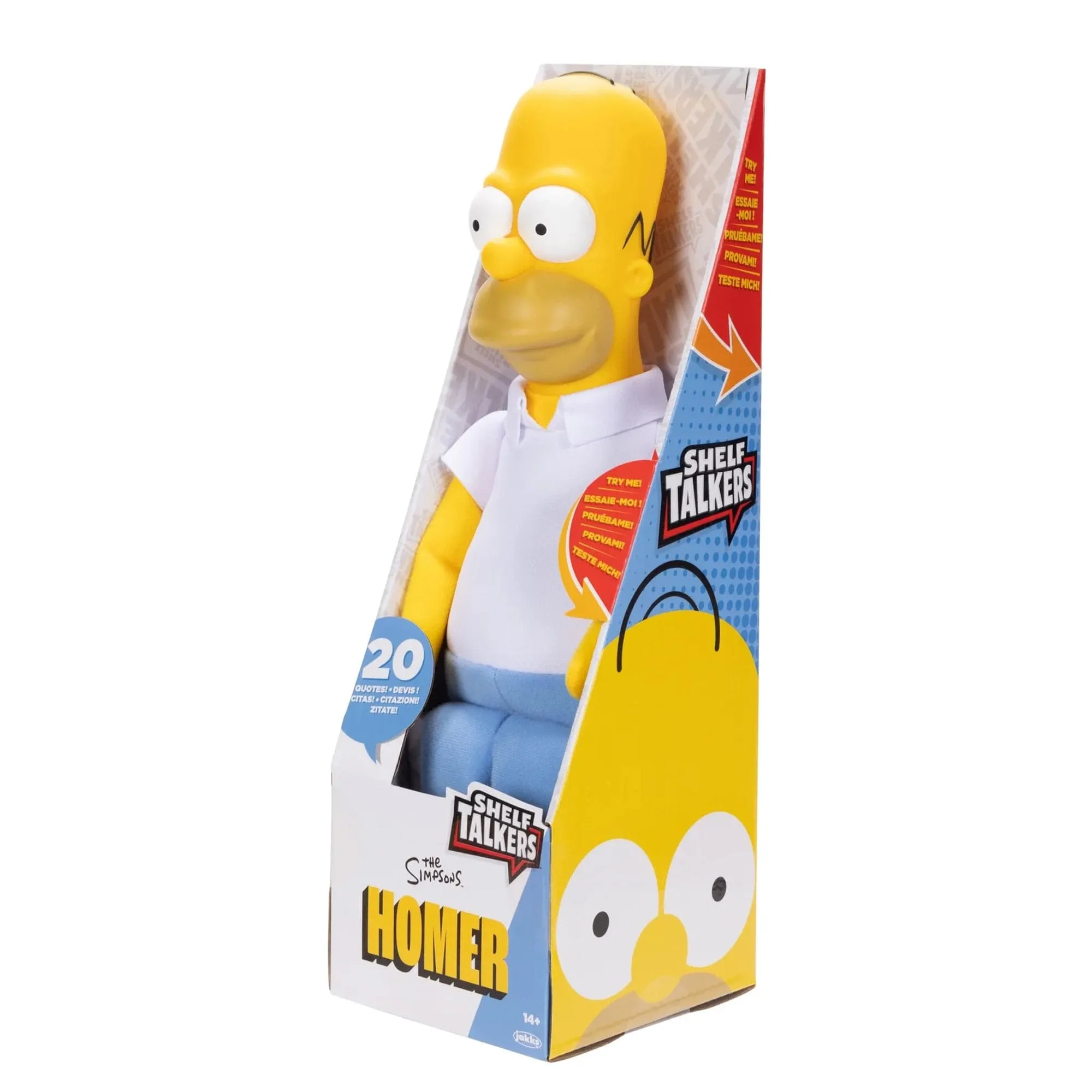 Homer & Bart Simpson - The Simpsons 12" Shelf Talkers Bundle by Jakks Pacific
