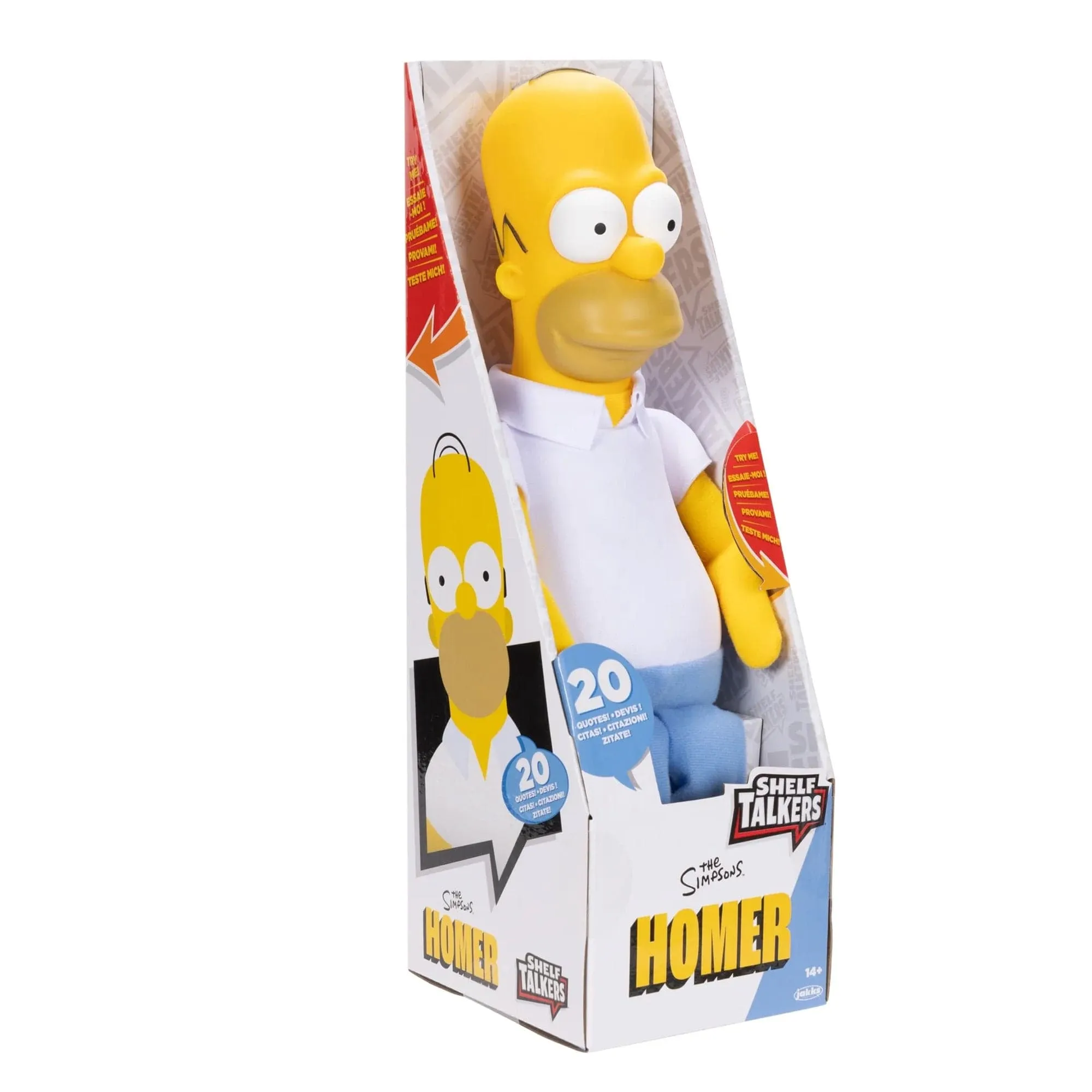 Homer & Bart Simpson - The Simpsons 12" Shelf Talkers Bundle by Jakks Pacific