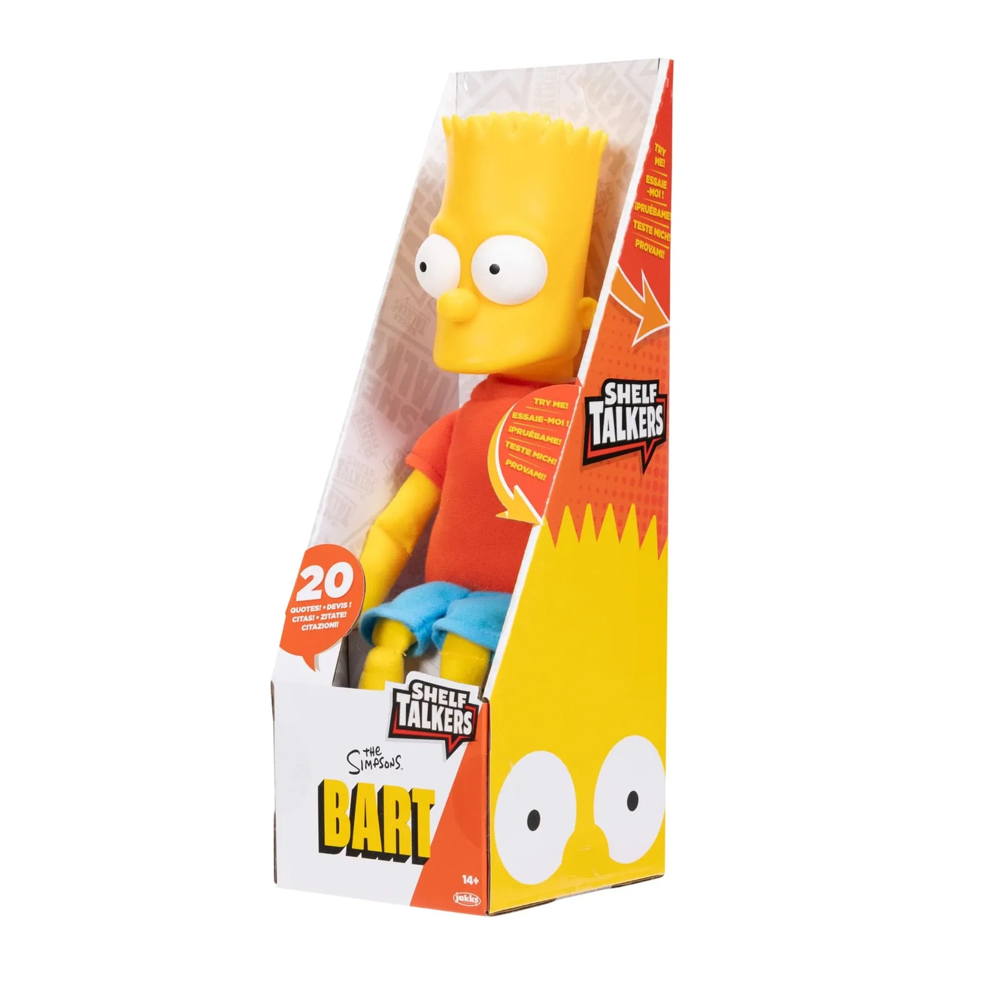 Homer & Bart Simpson - The Simpsons 12" Shelf Talkers Bundle by Jakks Pacific