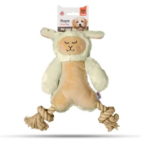 Injoya Ropeleg Plush Sheep Dog Toy - Small
