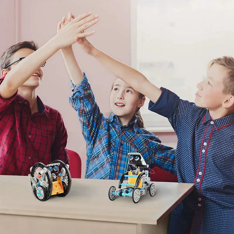 Innovative 12-in-1 Solar Robot Kit for Fun STEM Learning Adventures
