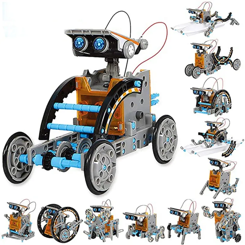 Innovative 12-in-1 Solar Robot Kit for Fun STEM Learning Adventures