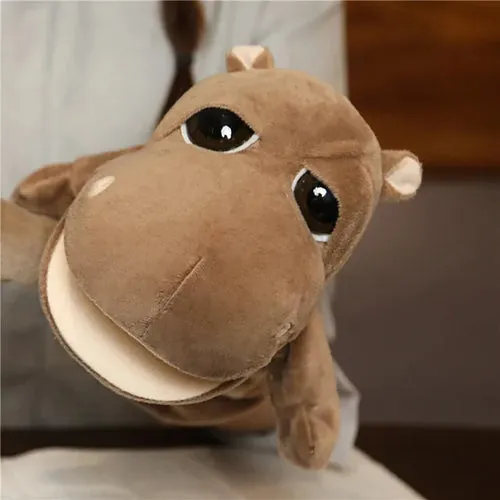 Jungle Safari Plush Hand Puppets Set - Fun Learning for Kids!