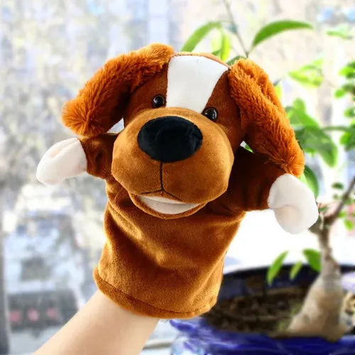 Jungle Safari Plush Hand Puppets Set - Fun Learning for Kids!