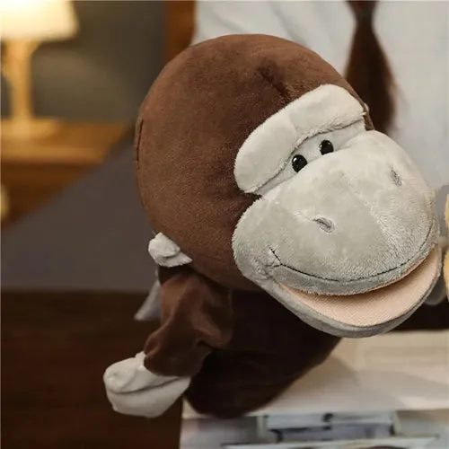 Jungle Safari Plush Hand Puppets Set - Fun Learning for Kids!