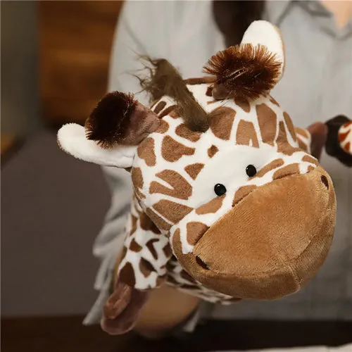 Jungle Safari Plush Hand Puppets Set - Fun Learning for Kids!