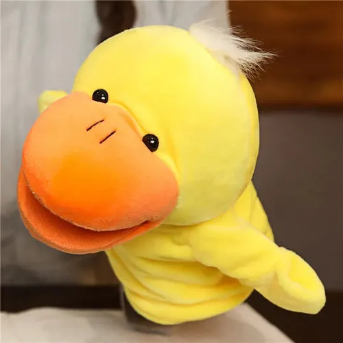 Jungle Safari Plush Hand Puppets Set - Fun Learning for Kids!