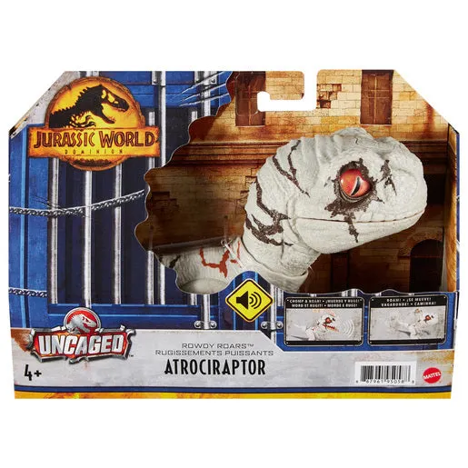 Jurassic World Uncaged Rowdy Roars Atrociraptor Dinosaur Figure