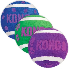 Kong Cat Active Tennis Balls with Bells (3pk)