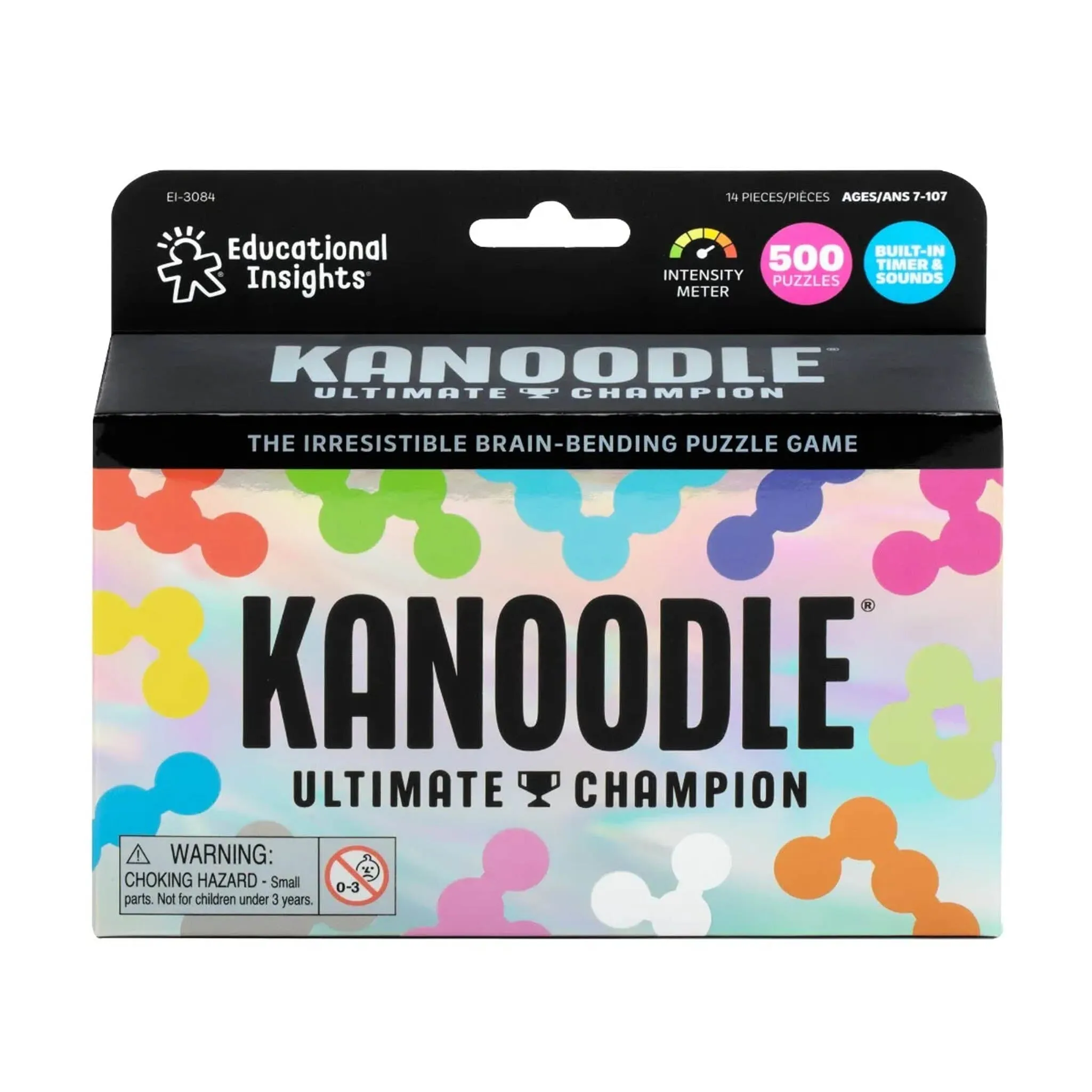 Learning Resources Kanoodle Ultimate Champion 500 unique 2D and 3D puzzle challenges - Ages 7 