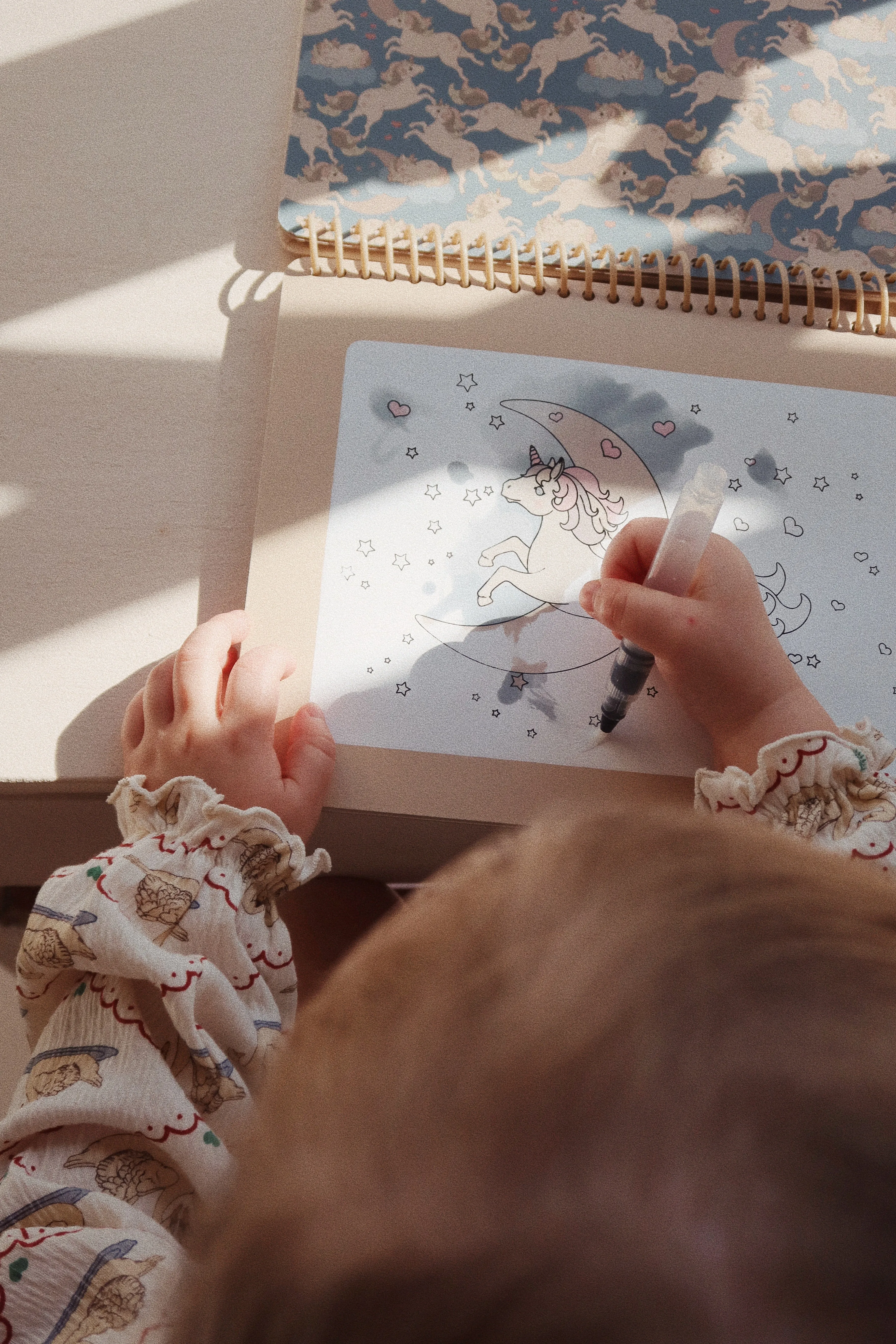 Magic Water Coloring Book - Off White