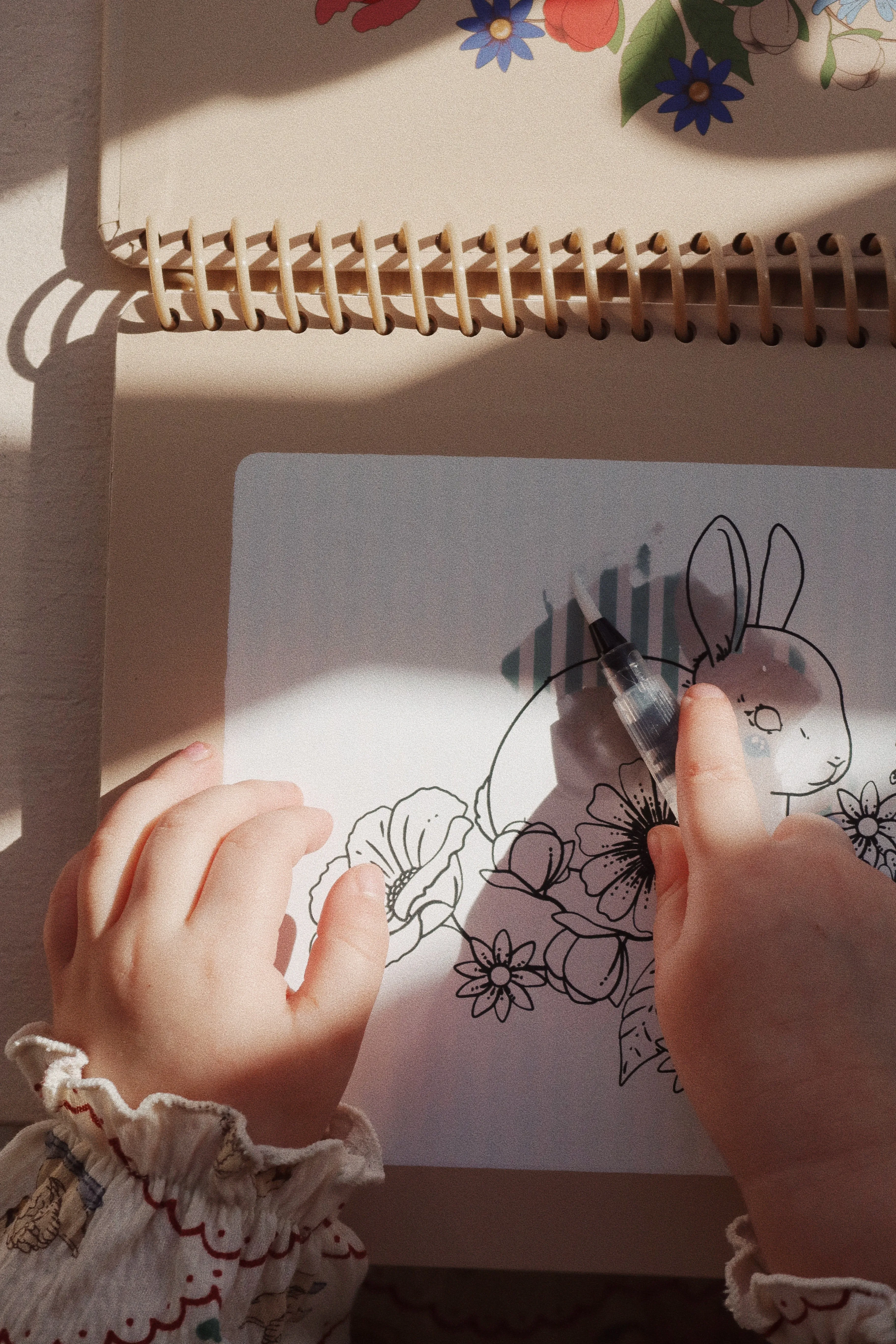 Magic Water Coloring Book - Off White