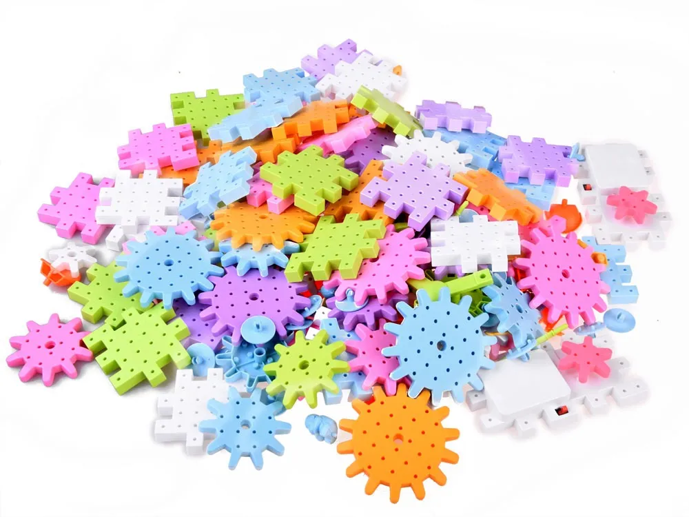 Magical Electronic Interlocking Gear Blocks - 83 Pieces
