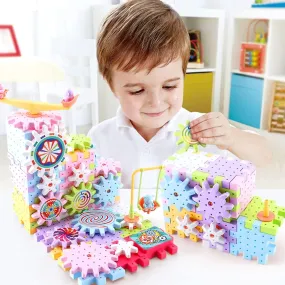 Magical Electronic Interlocking Gear Blocks - 83 Pieces