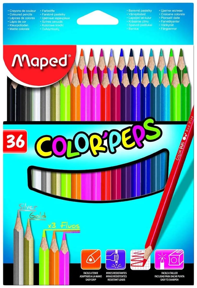Maped Color Peps Pencils - (36 Pcs)