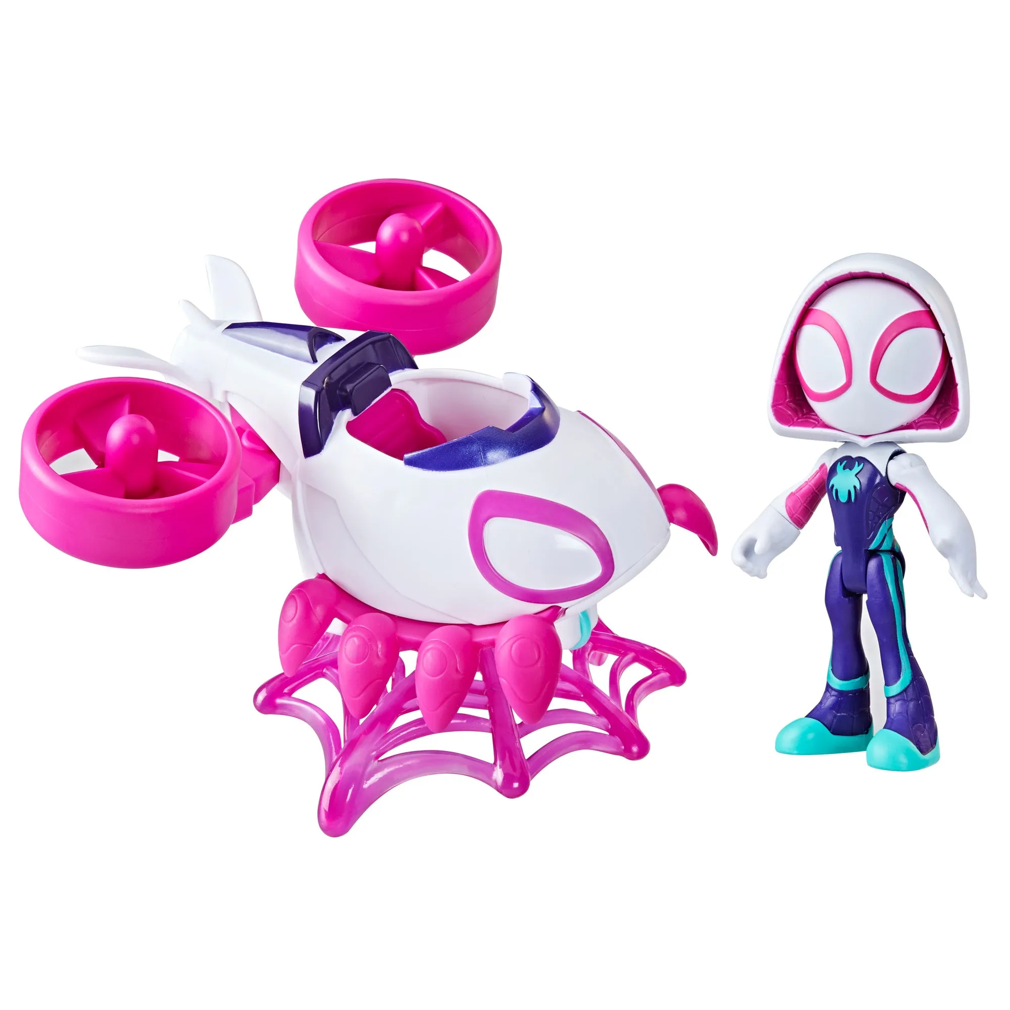 Marvel Spidey and His Amazing Friends Ghost Spider Copter Set