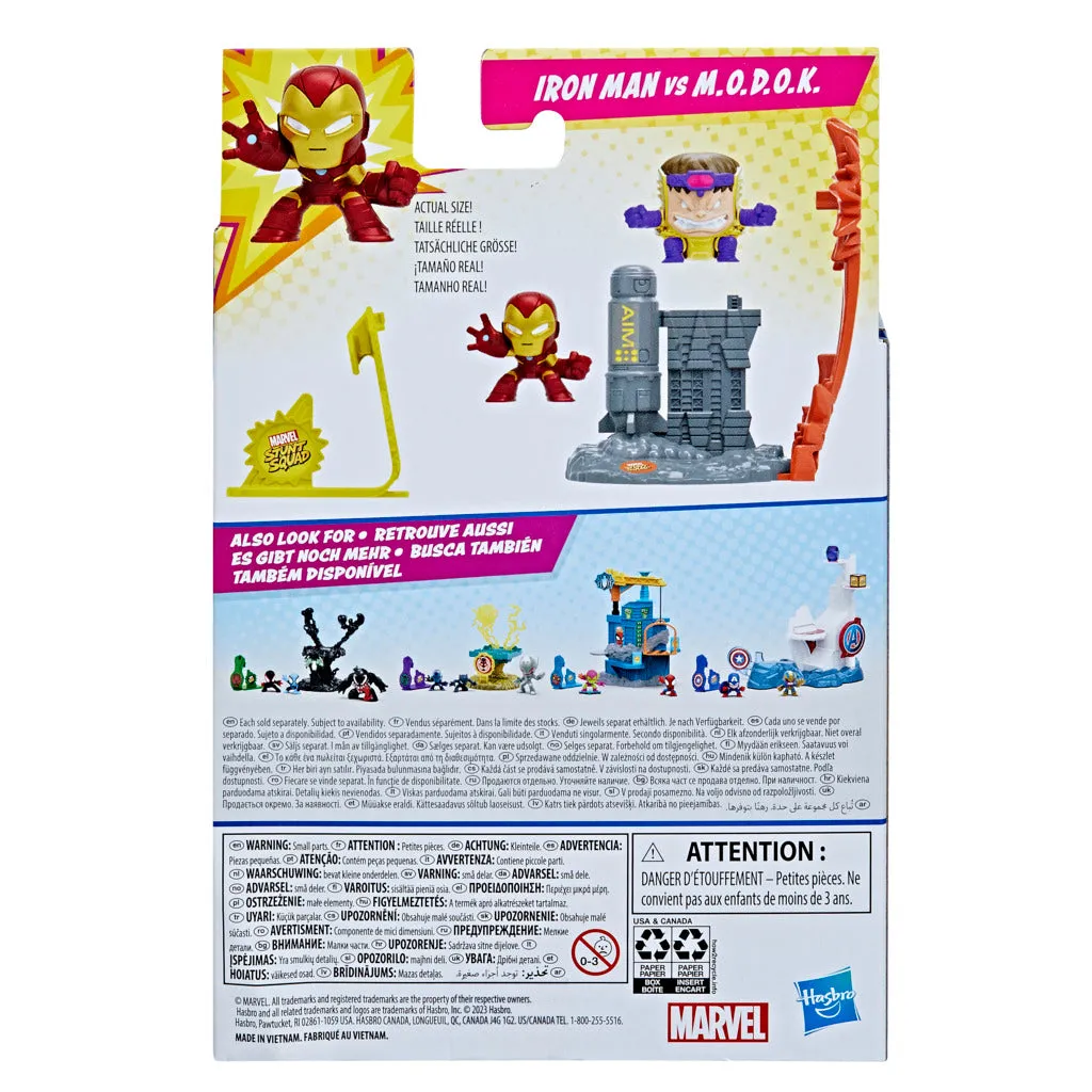 Marvel Stunt Squad Iron Man vs MODOK Set by Hasbro
