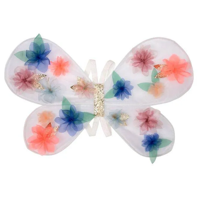 Meri Meri Meri Meri  Dress up Floral Butterfly Fairy Wings and Magic Wand S2044