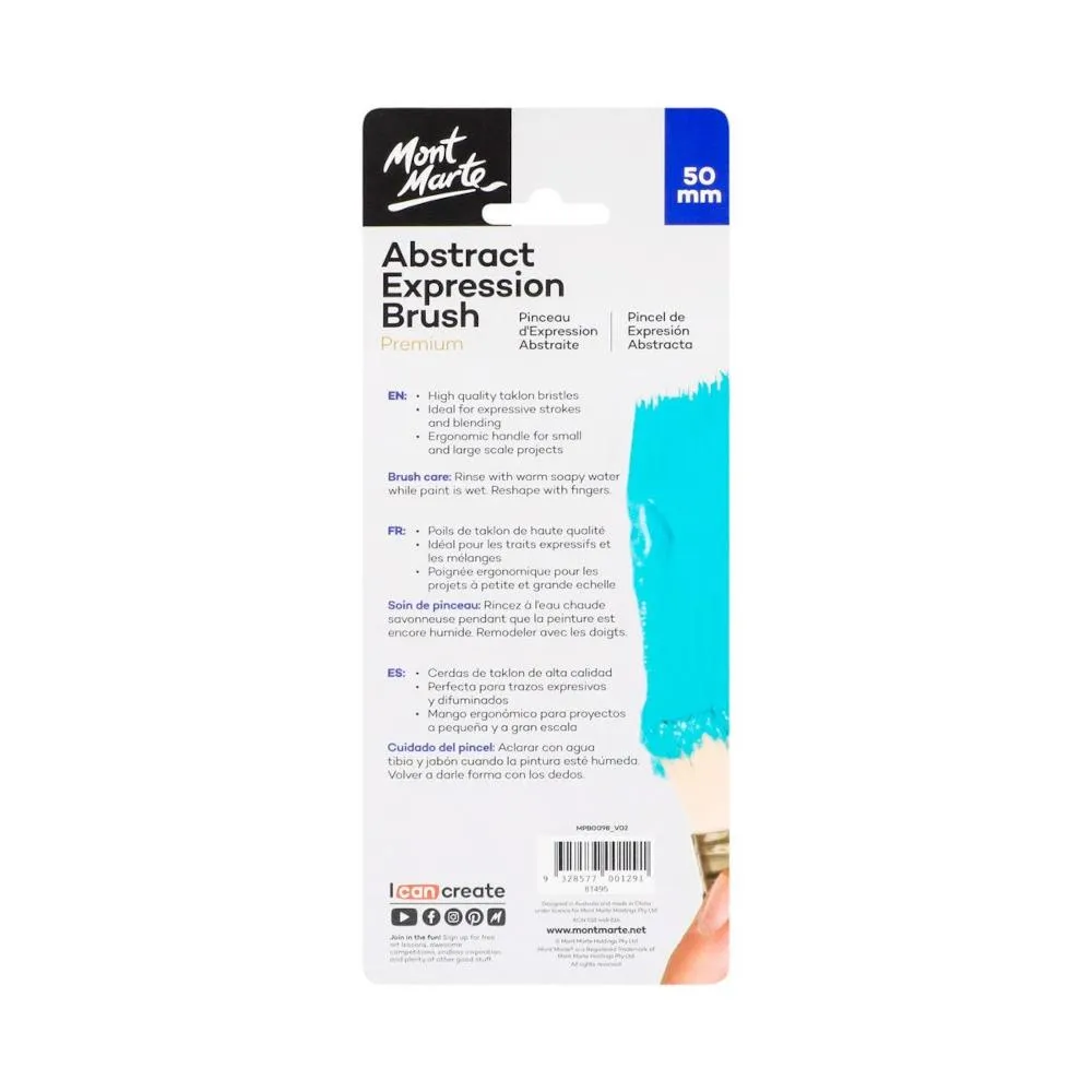 Mont Marte Abstract Expression Brush 50mm