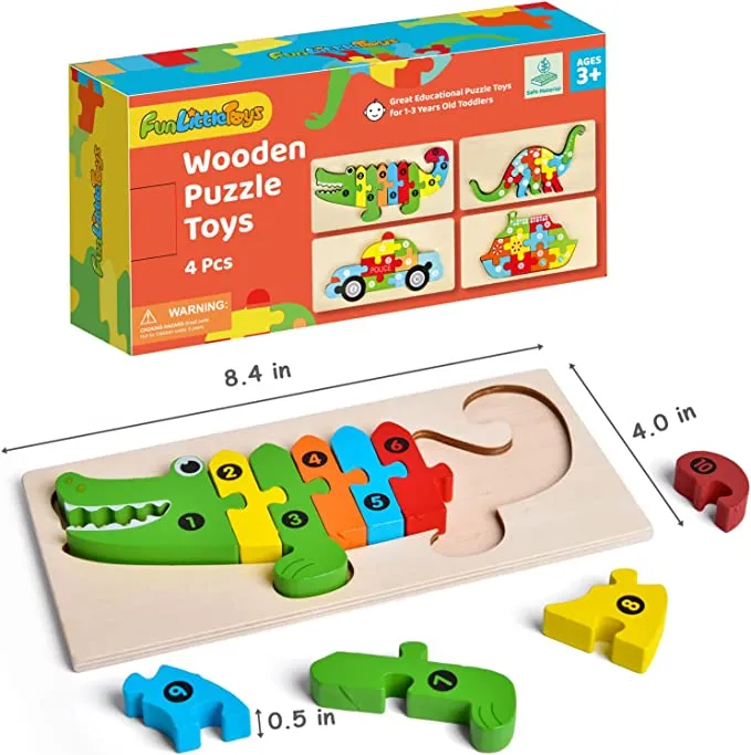 Montessori Wooden Puzzle for Toddlers