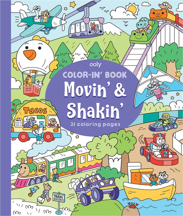 Movin' & Shakin' Coloring Book
