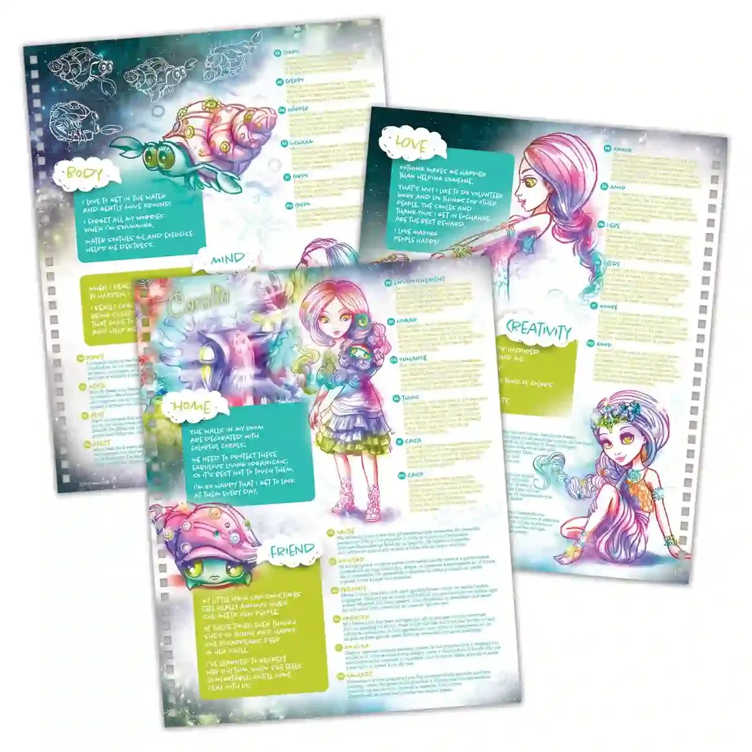 Nebulous Stars Black Pages Coloring Book