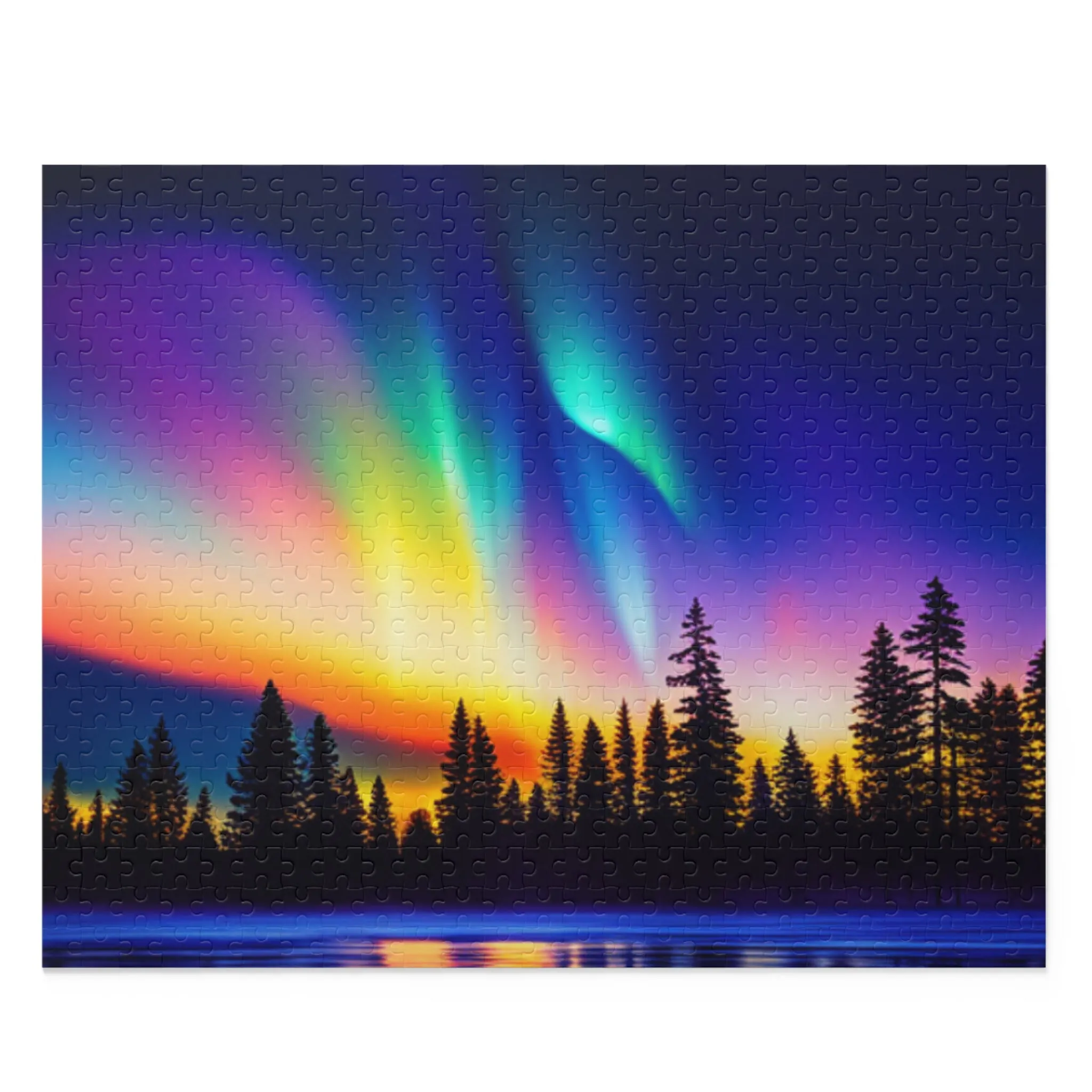 Night Aurora Puzzle (120, 252, 500-Piece)