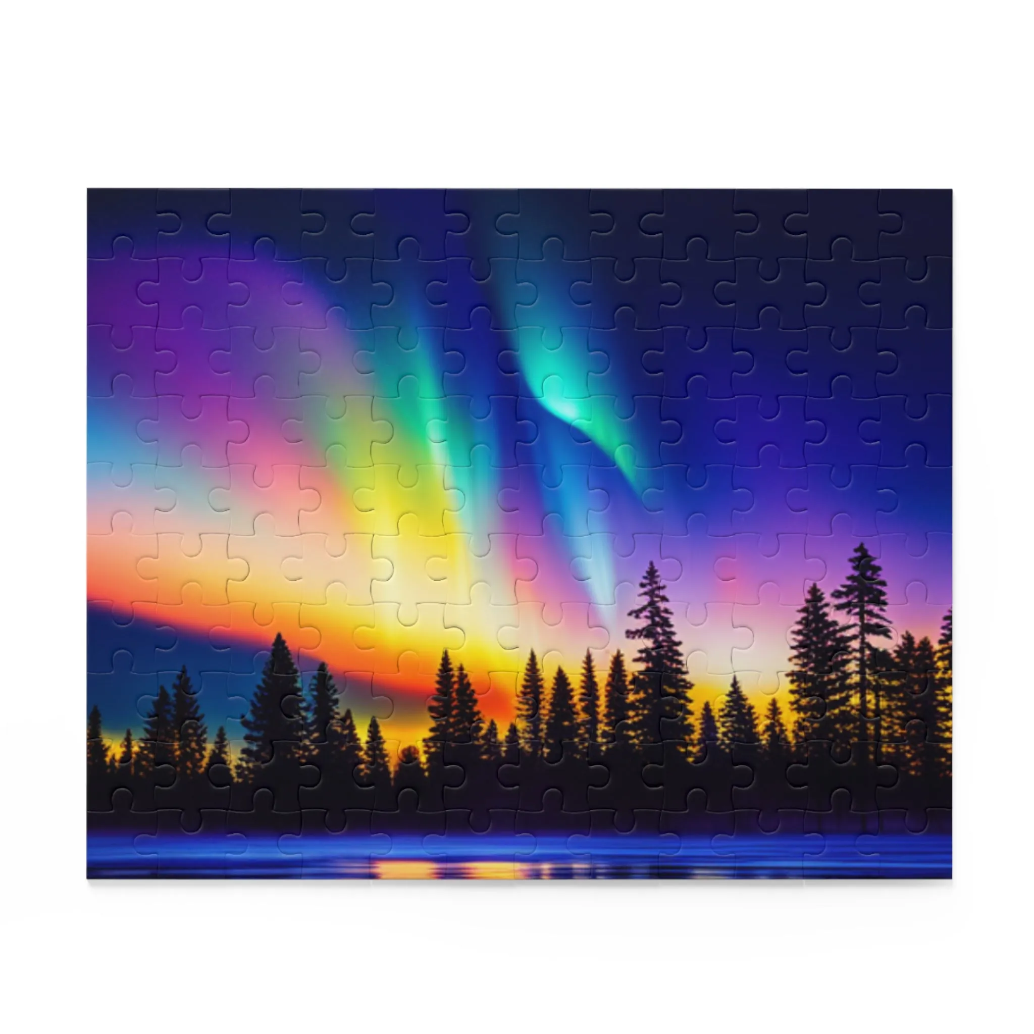 Night Aurora Puzzle (120, 252, 500-Piece)