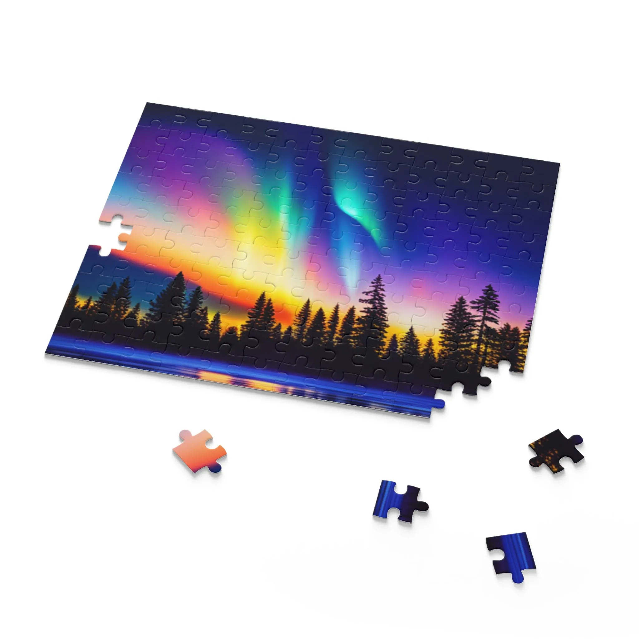 Night Aurora Puzzle (120, 252, 500-Piece)