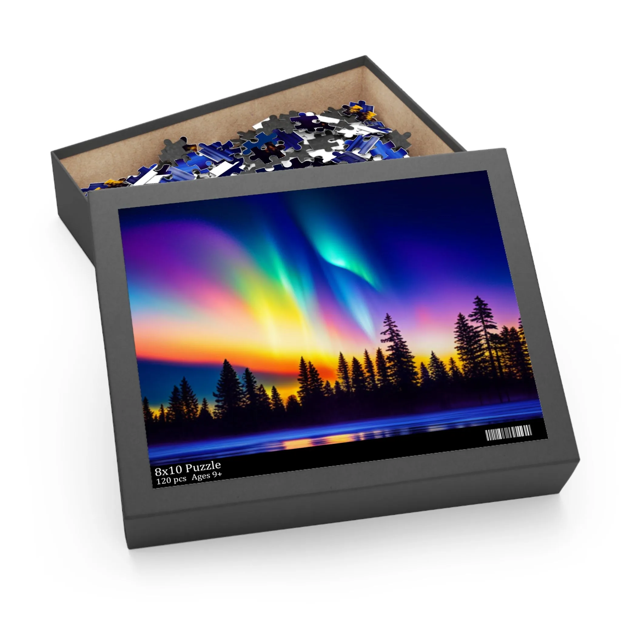 Night Aurora Puzzle (120, 252, 500-Piece)