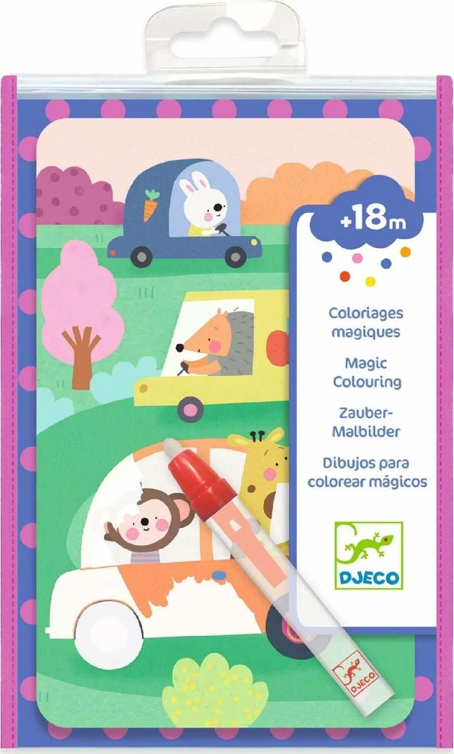 On the Road Magic Coloring