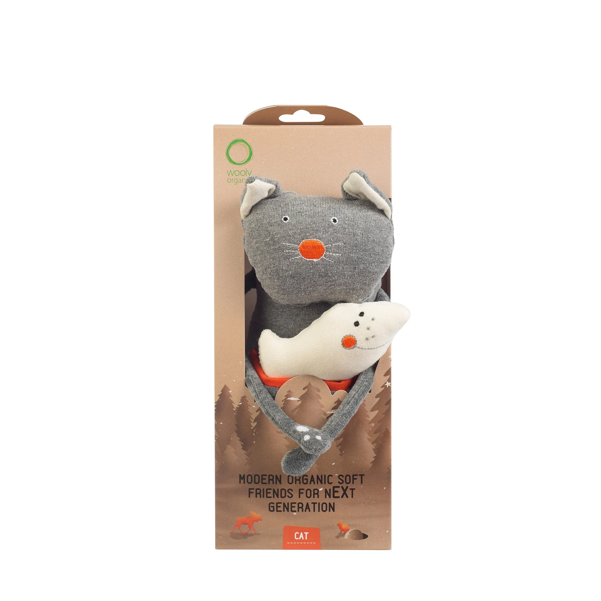 Organic soft toy CAT