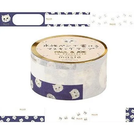 Paper Tape PILOT x PAUL&JOE 0.4mm Stationery Art Supplies Student Travel Record School Office Diary PMMST-50RPJ1