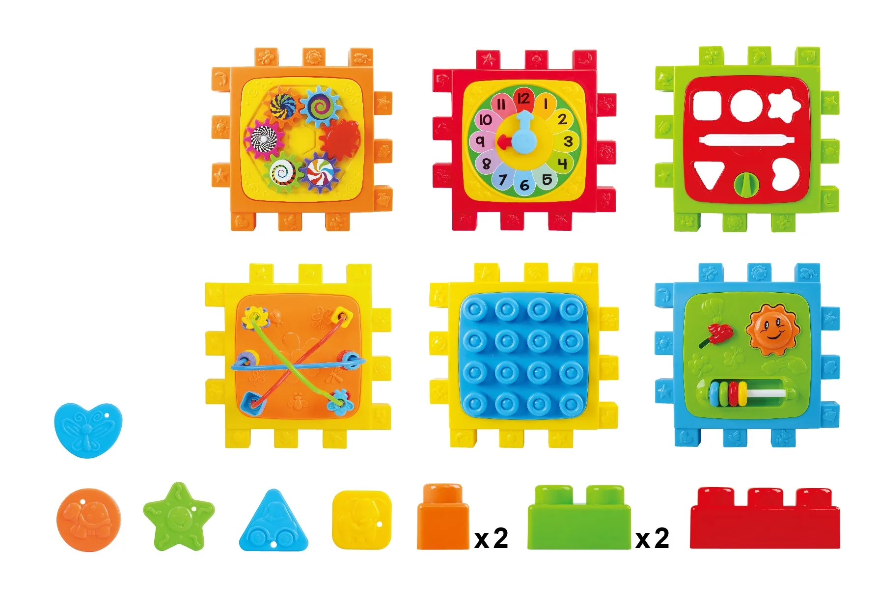 Playgo Toys Ent. Ltd. 6 In 1 Play Cube