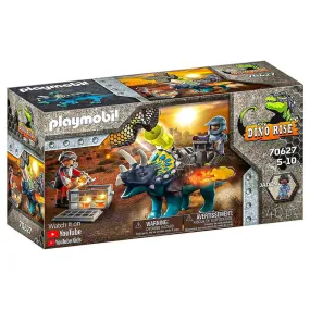 Playmobil Dino Rise Triceratops Battle for the Legendary Stones Playset