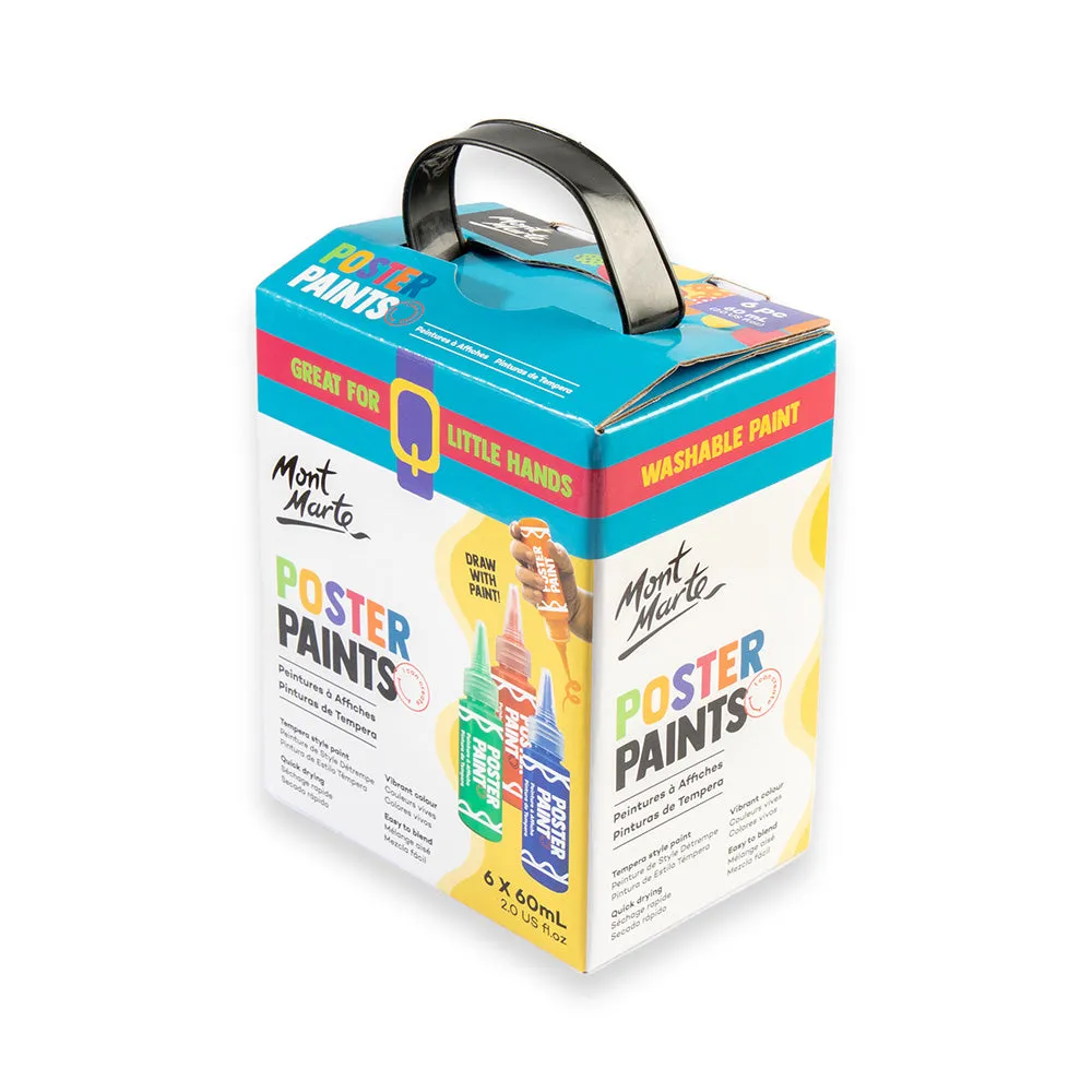 Poster Paints 6pc x 60ml (2 US fl.oz)