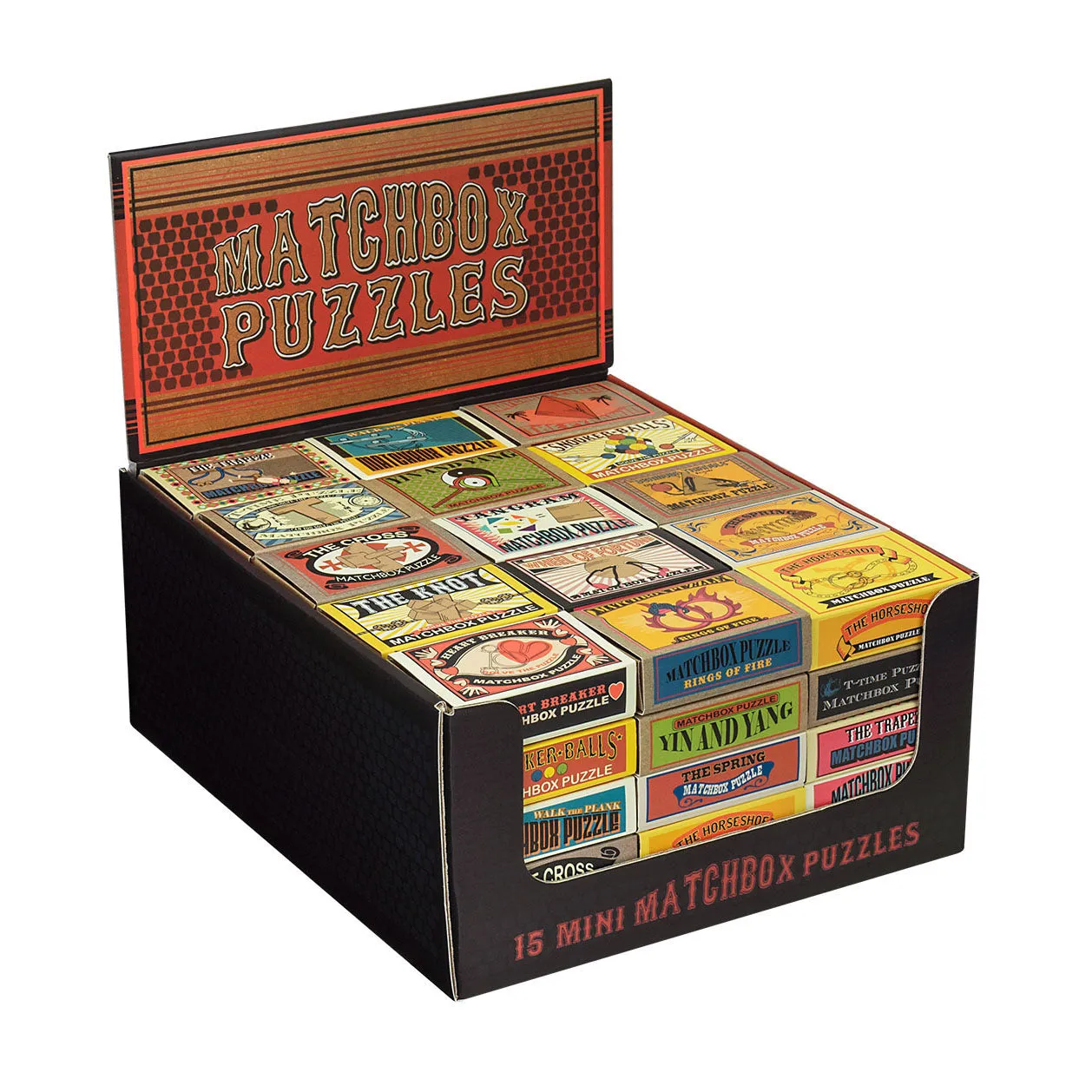Puzzle Matchbox Wooden or Metal Mini Puzzles