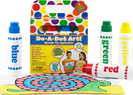 Rainbow Dot Markers 4 Pack
