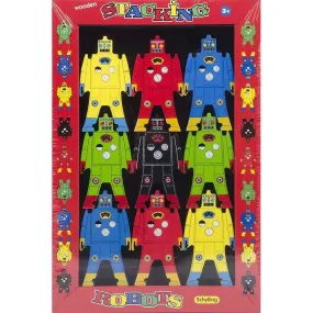 Schylling Classic Wooden Stacking Robots