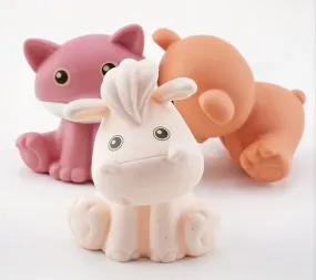 Silicone Animal Friends Bath Toys