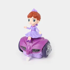 Skating Girl Balance Car With Light & Music