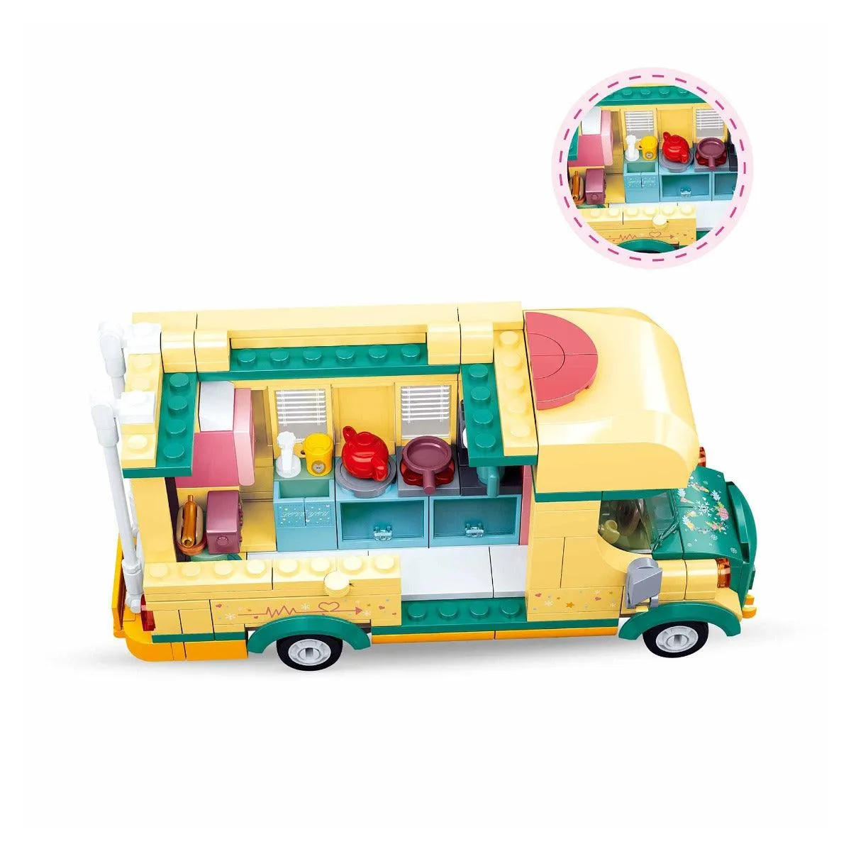 Sluban Happy Diary Camper Building Blocks For Ages 6 