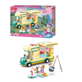 Sluban Happy Diary Camper Building Blocks For Ages 6 