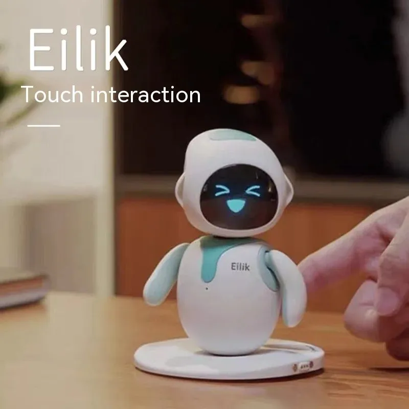 Smart Robot Ai Interactive Robots Emo Accompany Spanish Voice Electronic Toys Mini Desktop Compatible for Android Ios