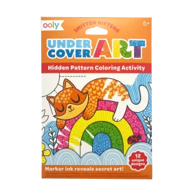 Smitten Kittens Undercover Art Hidden Patterns Coloring Activity