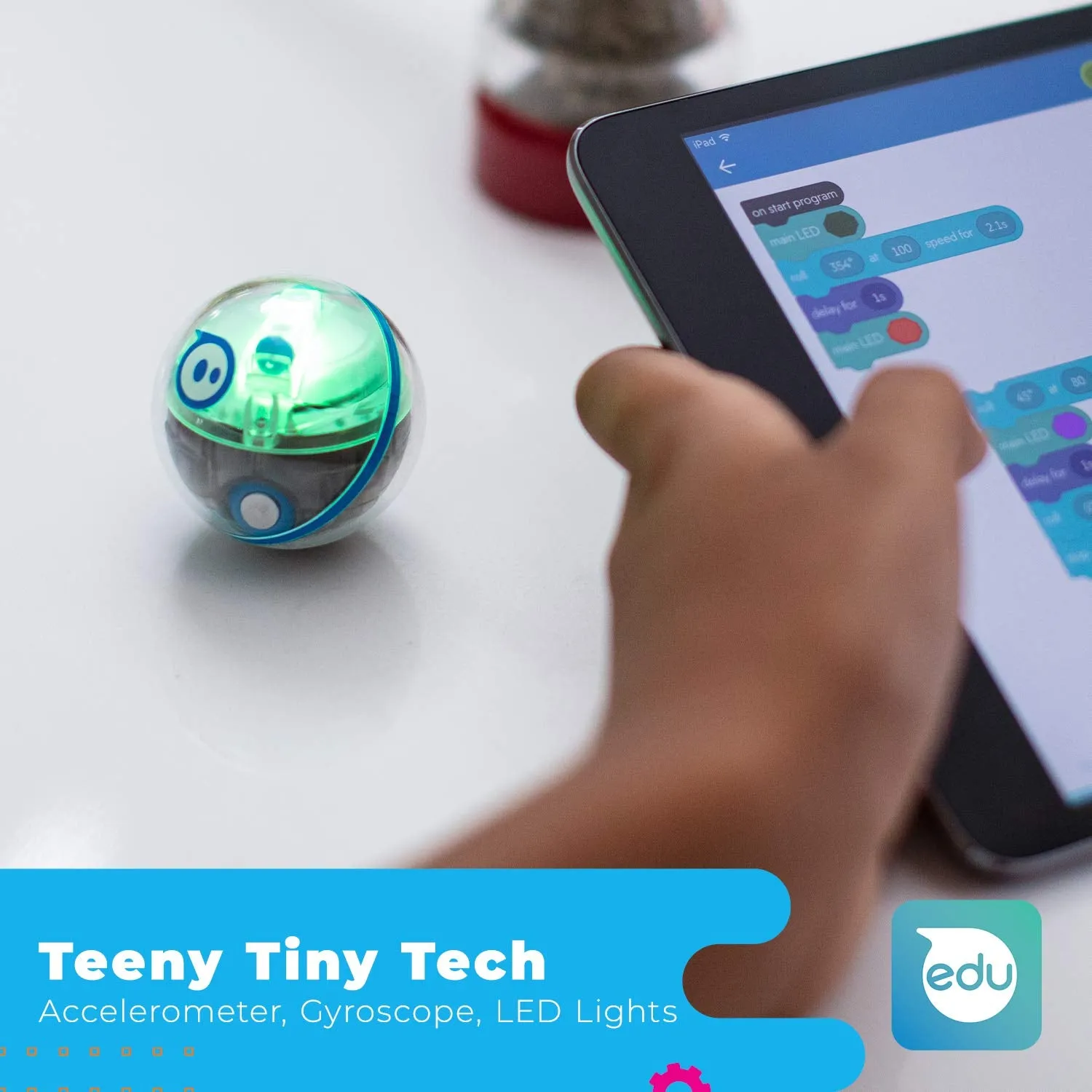 Sphero Mini Activity Kit: App-Controlled Robotic Ball and 55 Piece STEM Learning Construction Set, Play, Learn, Code, Ages 5 and up