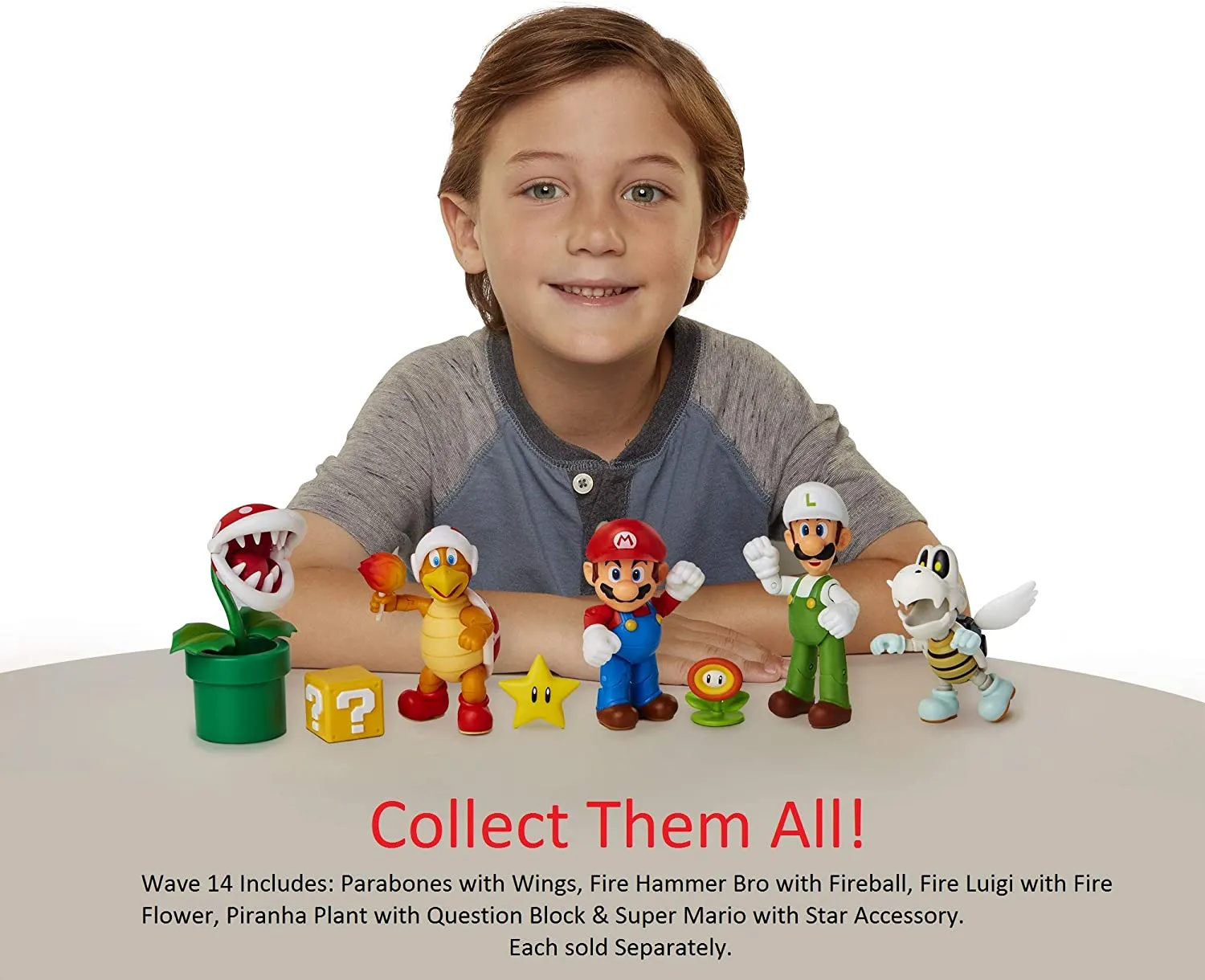 SUPER MARIO Action Figure Playset 4 Inch Assortment