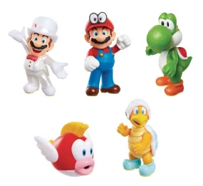SUPER MARIO Action Figure Playset 4 Inch Assortment