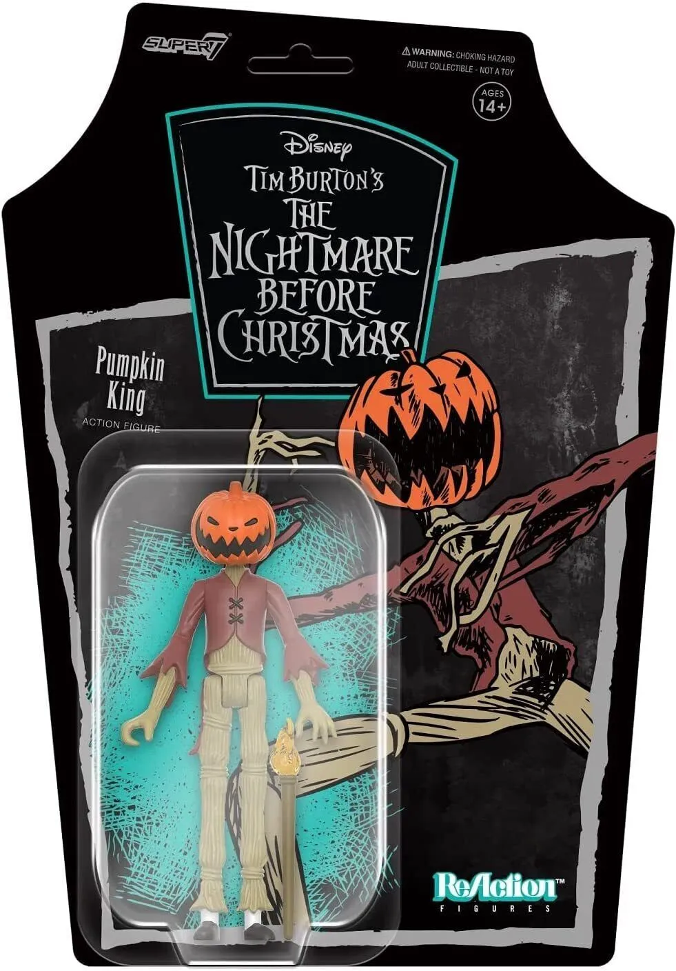 Super7 - Nightmare Before Christmas Reaction Wave 2 Figure - Pumpkin King